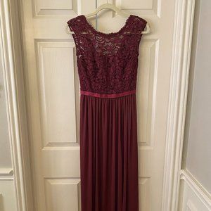 David's Bridal Bridesmaid Dress